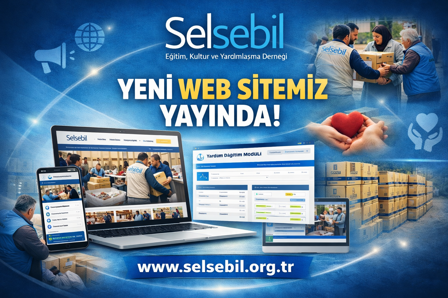 WEB SİTEMİZ YAYINDA